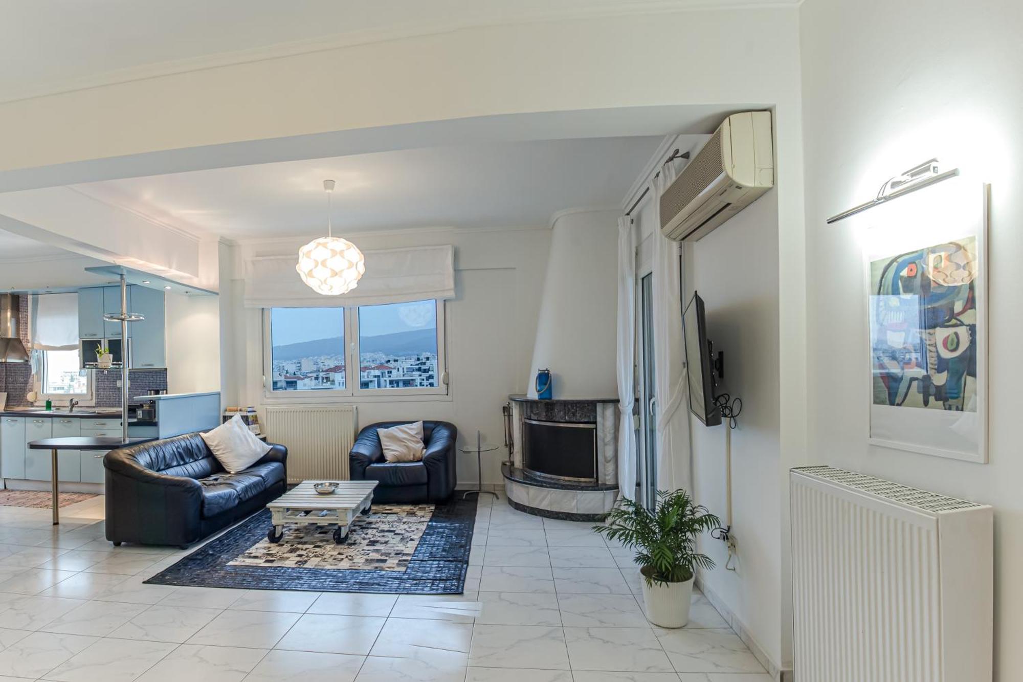 Celestial Garden-Thessaloniki'S Modern, Eclectic Penthouse With An Amazing View And Veranda Ngoại thất bức ảnh
